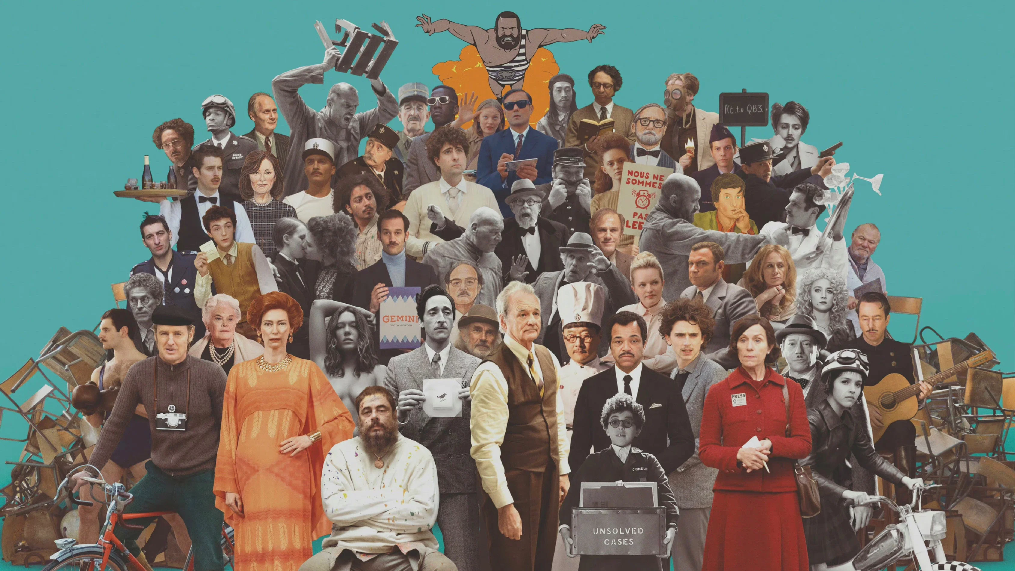 Still 2 from The French Dispatch of the Liberty, Kansas Evening Sun